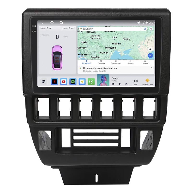 Автомагнитола штатная Lesko для Lada ВАЗ 2131 4x4 I 1993-2019р 4/64 QLED CarPlay 4G Wi-Fi GPS Prime 9" (22391656)