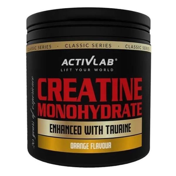 Креатин моногидрат ACTIVLAB Classic Series Creatine Monohydrate Enhanced With Taurine 300 г/50 servinгs Orange (000024684)