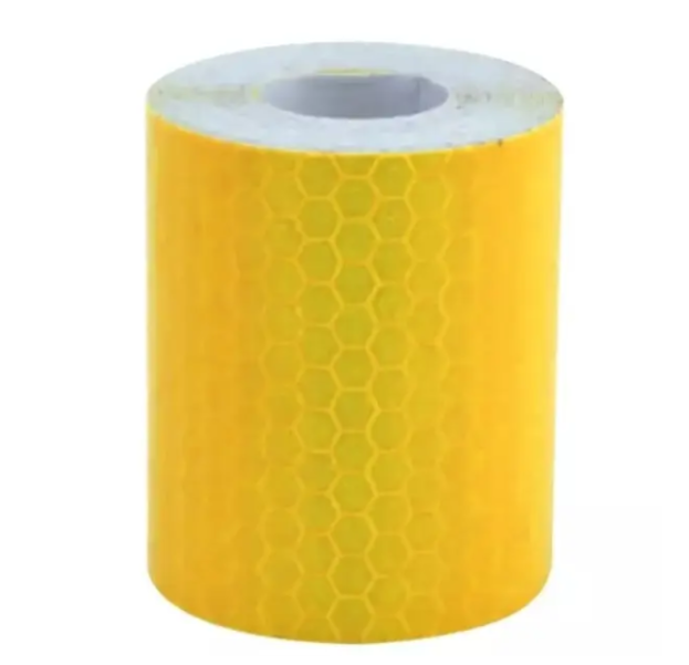 Светоотражающая лента Соты 1 м x 5 см Оранжевый (11565/3)