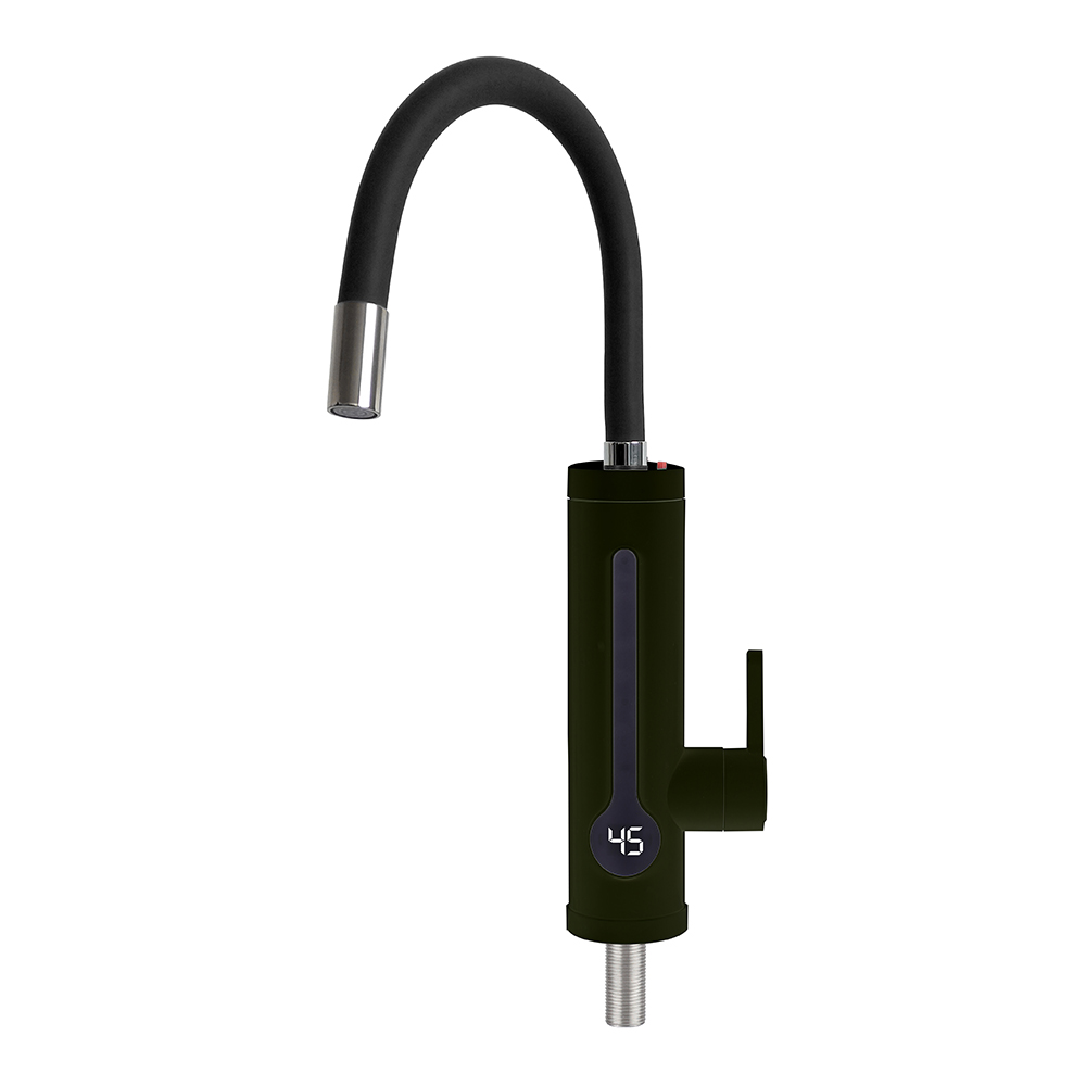 Проточний водонагрівач Wezer G8 Black для кухні 3,3 кВт Чорний (1055742)