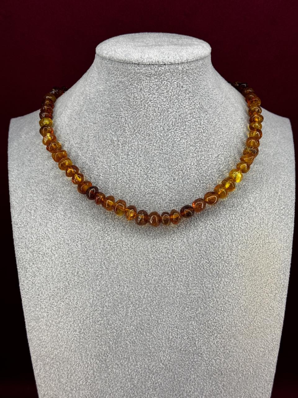 Бусы из янтаря лечебные 43 см (н-851)