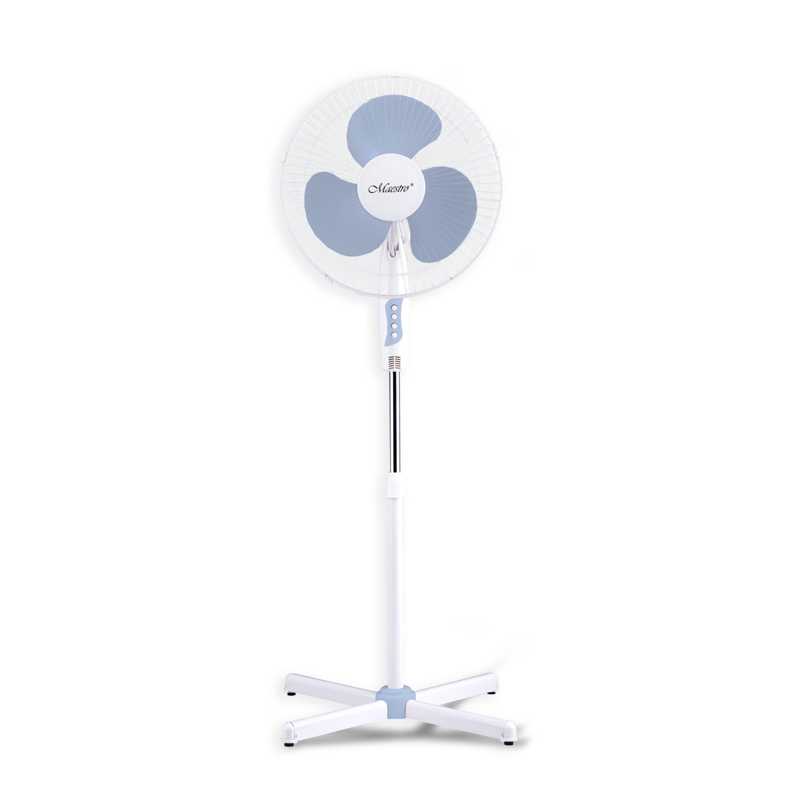 Вентилятор напольный Maestro MR-900 поворотный с защитной решеткой Синий (10942)