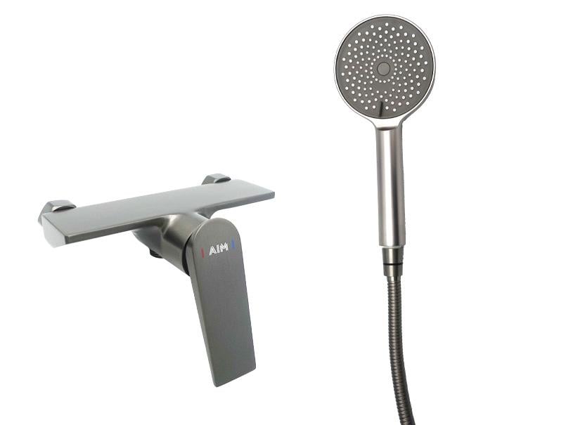 Змішувач для душової кабіни AiM DG08940 Gun Grey