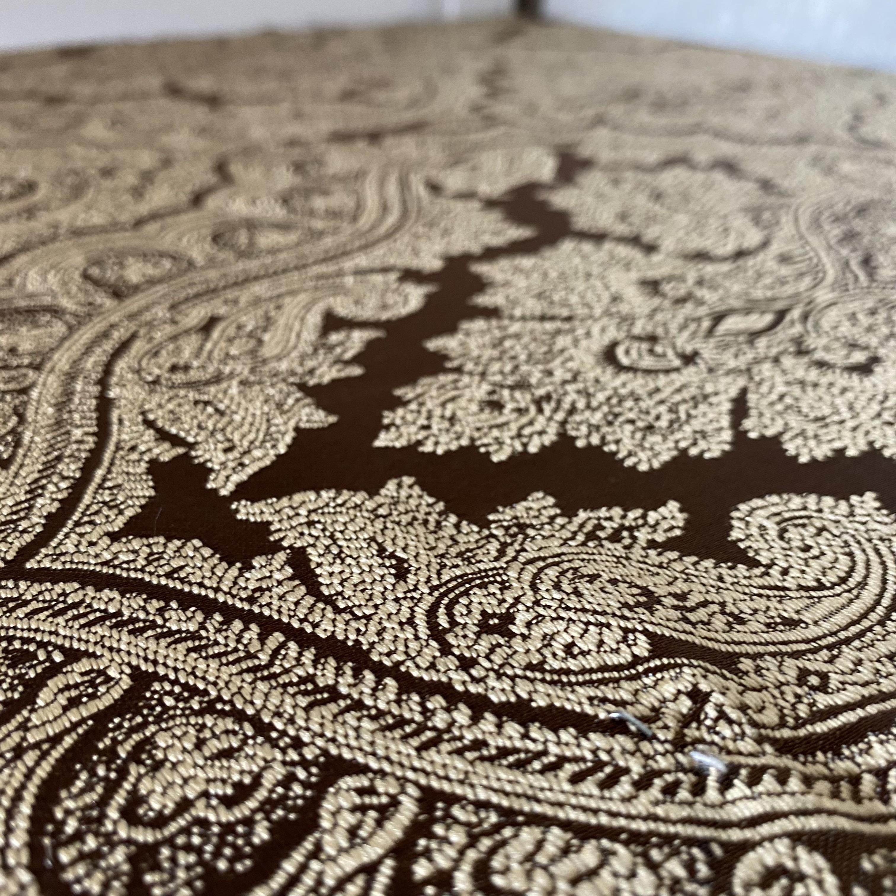 Тканина жакард Mebellini Валенсія 145 см Шоколад (MTEP2000-001) - фото 4