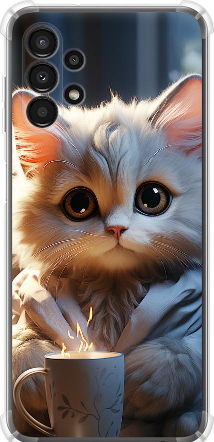 Чехол на Samsung Galaxy A13 A135F White cat (5646sp-2498-42517)