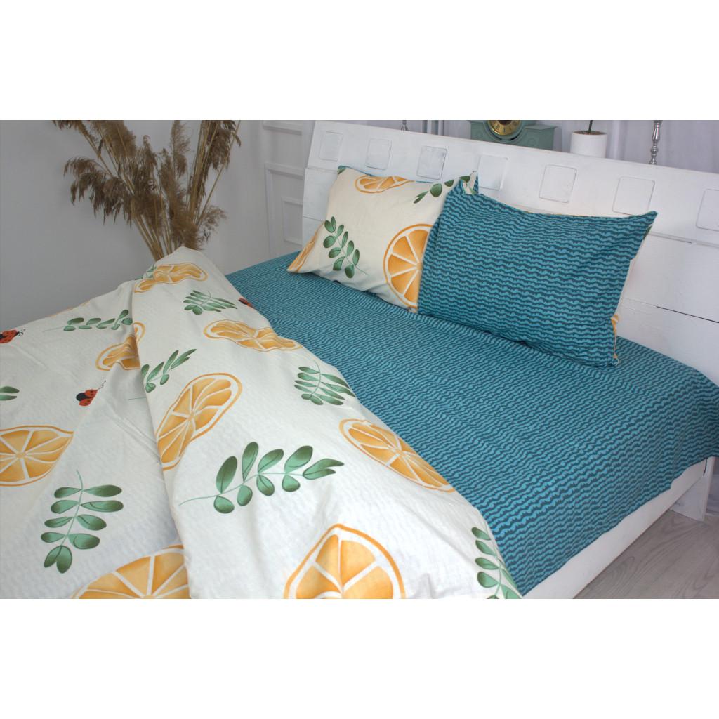 Комплект постельного белья MirSon Premium 17-0464 Lemon Бязь полуторный (2200003322552)