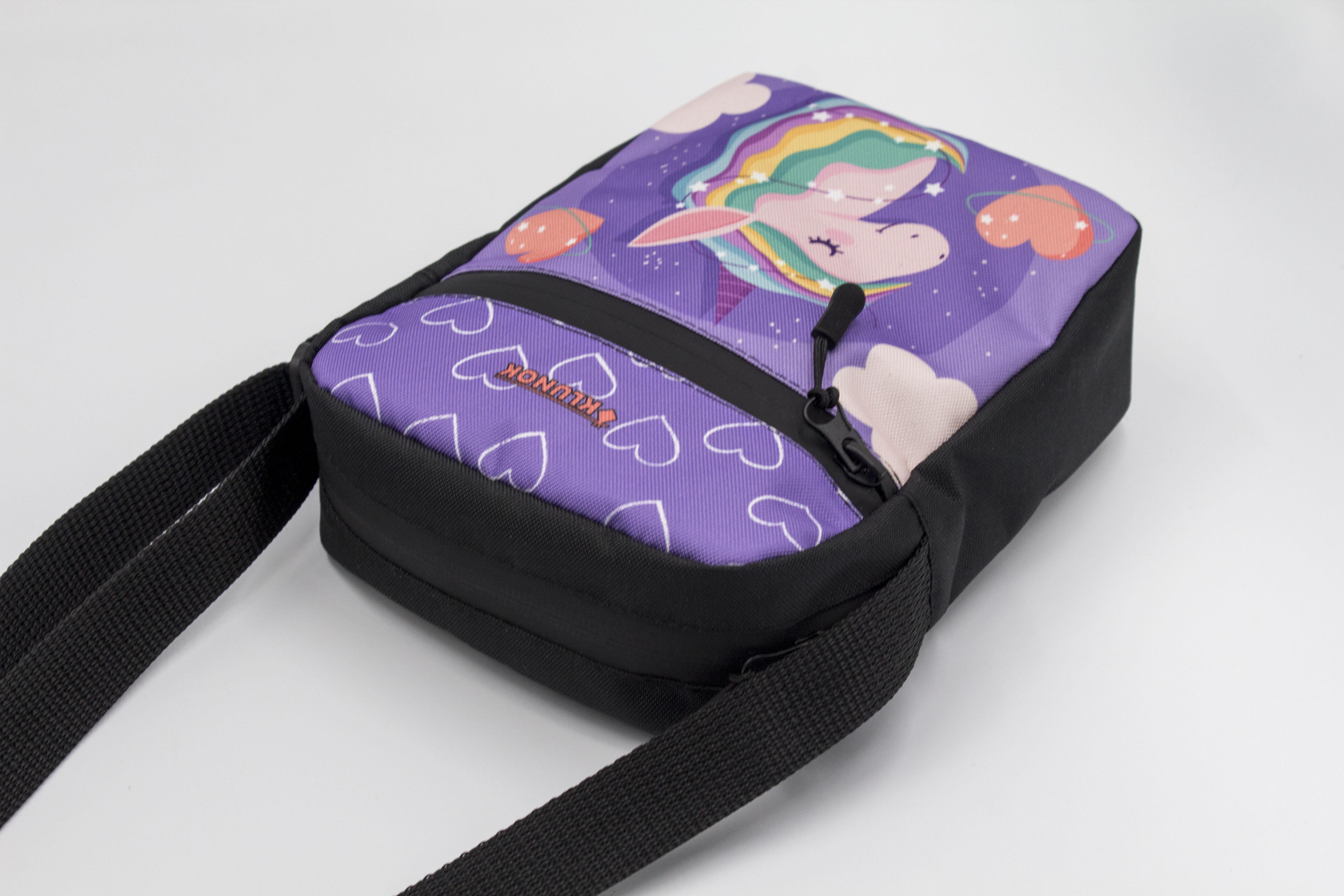 Сумка через плече для дівчинки Єдиноріг Фіолетовий (К-13) - фото 6 Сумка через плече для дівчинки Єдиноріг Фіолетовий (К-13) - фото 6