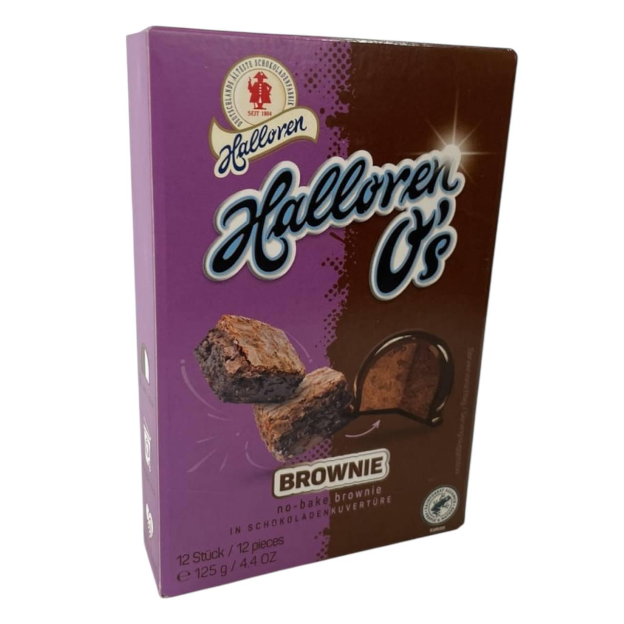 Конфеты Halloren O's Brownie в шоколадной глазури 125 г (00000006507)