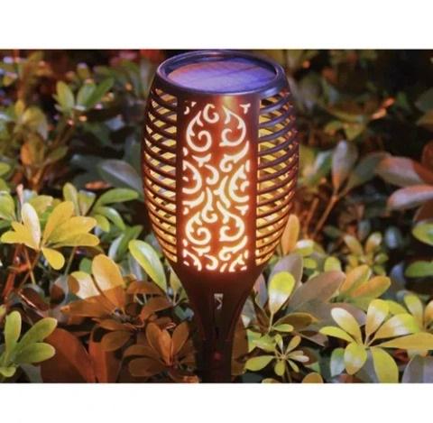 Фонарь светодиодный солнечный с эффектом пламени аккумулятор 3,7В 51 см Черный - фото 9 Фонарь светодиодный солнечный с эффектом пламени аккумулятор 3,7В 51 см Черный - фото 9