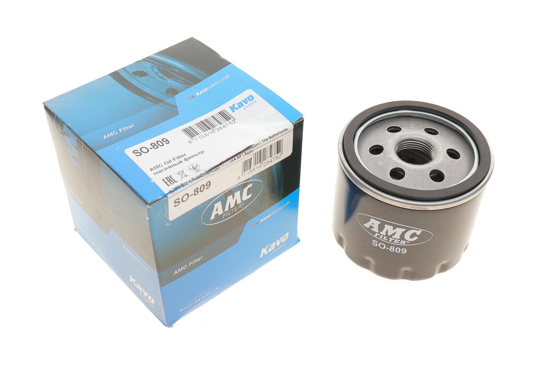 Фильтр масляный KAVO PARTS для SsangYong Tivoli 1,6 15- (SO-809) Фильтр масляный KAVO PARTS для SsangYong Tivoli 1,6 15- (SO-809)