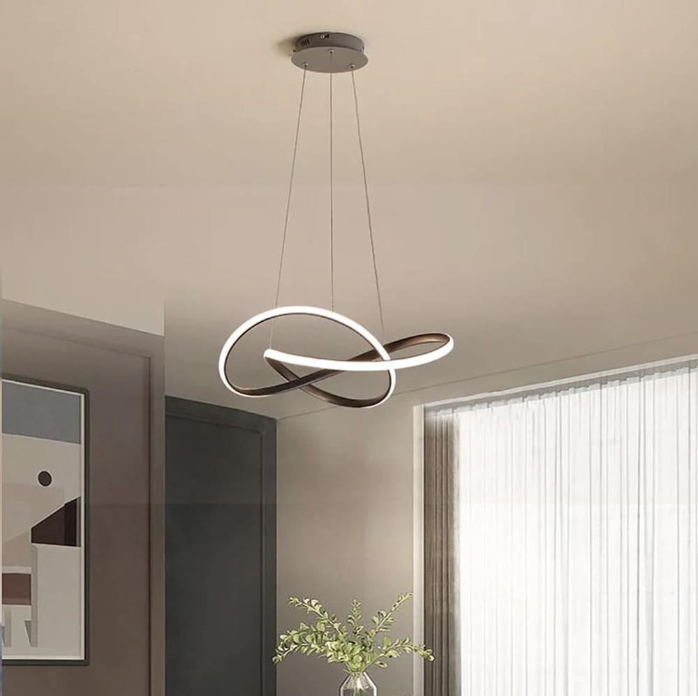 Люстра подвесная Led 100х52 см Черный (SG 12 BK) - фото 7