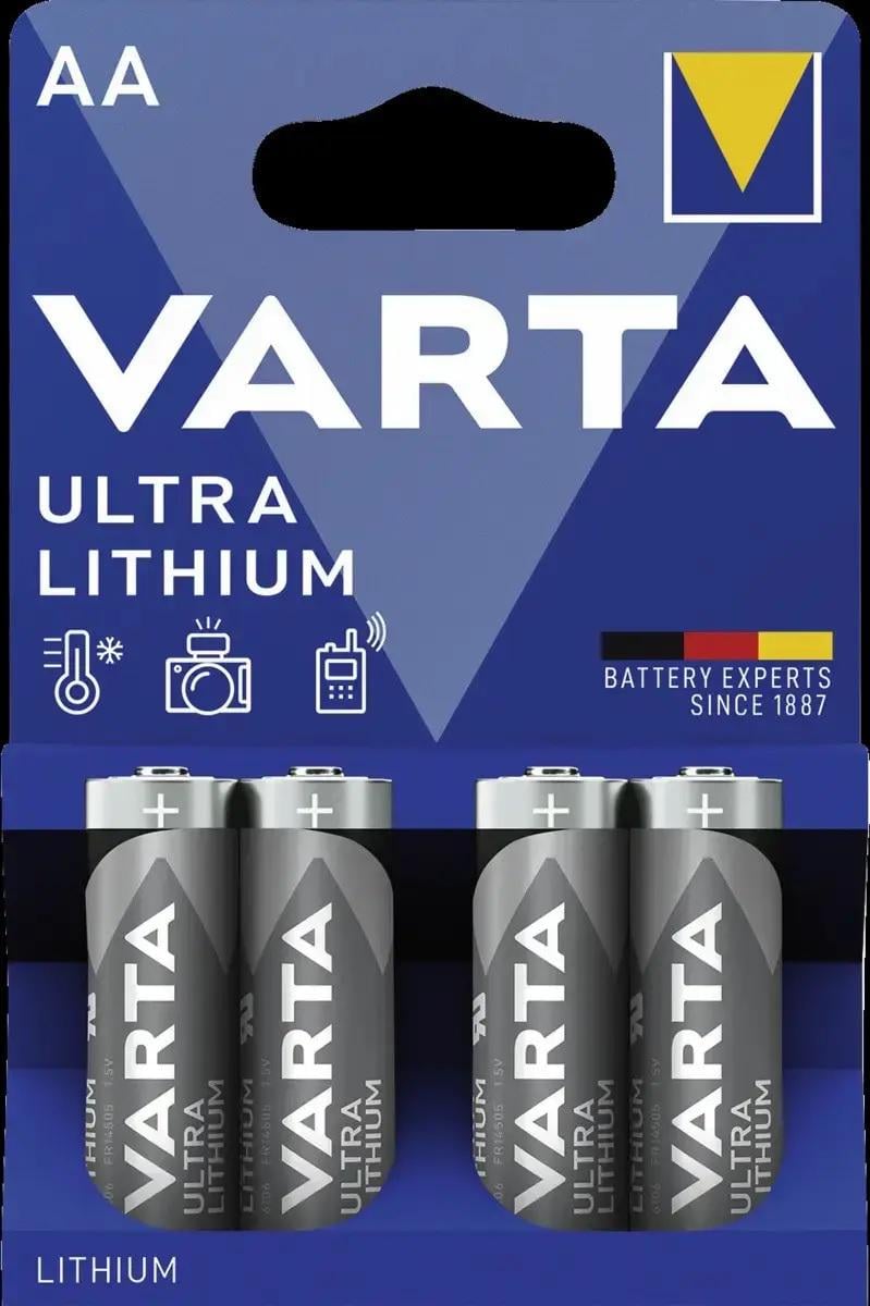 Батарейка Varta LR06 AA Professional Lithium 1,5 4 шт. (687730)