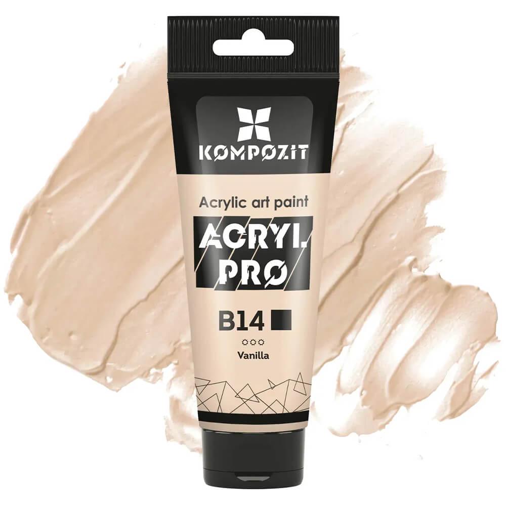 Акрилова фарба ART Kompozit B14 75 мл Ваніль (59B14) - фото 1 Акрилова фарба ART Kompozit B14 75 мл Ваніль (59B14) - фото 1
