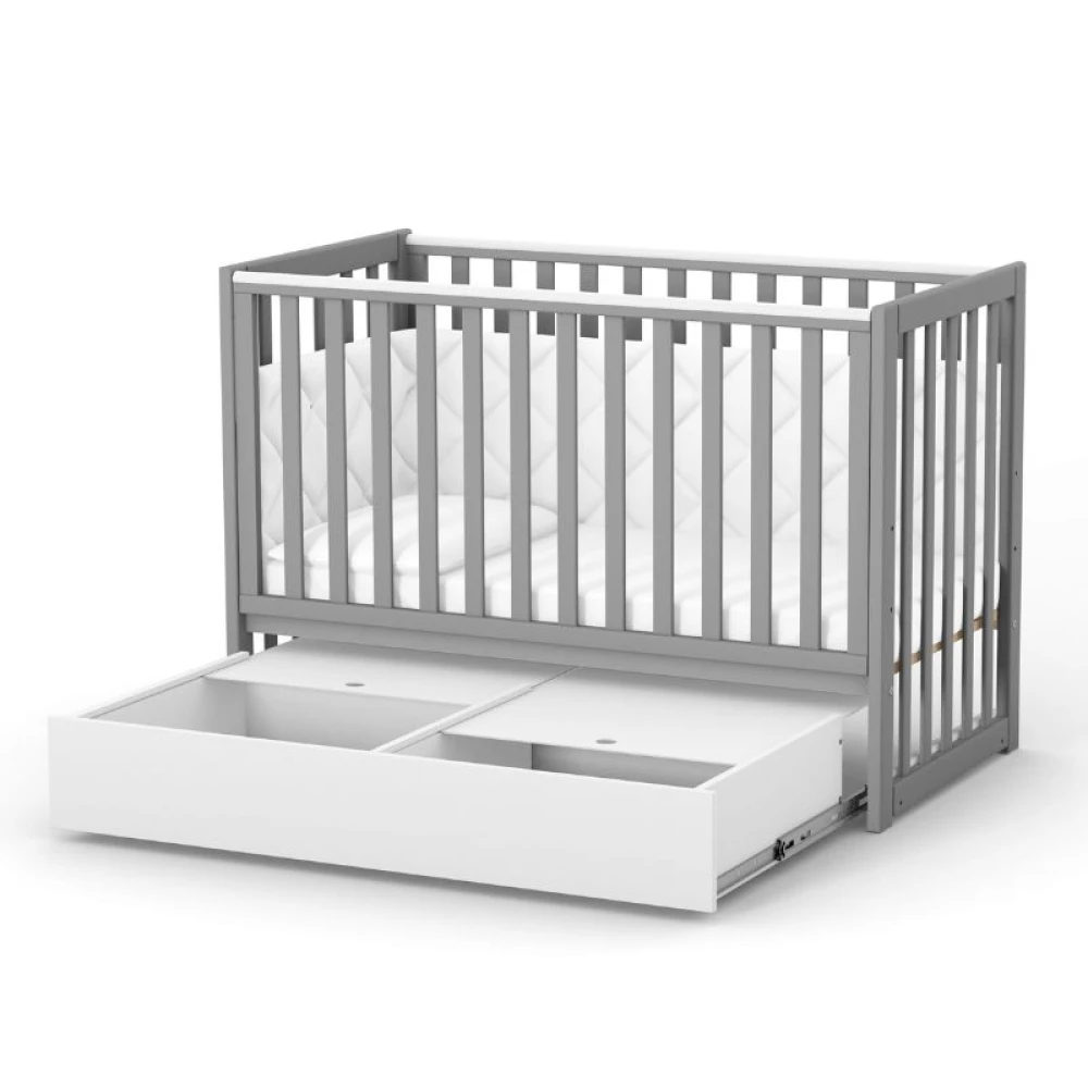 Дитяче ліжечко Veres ЛД 13 120x60 см Графітовий - фото 7
