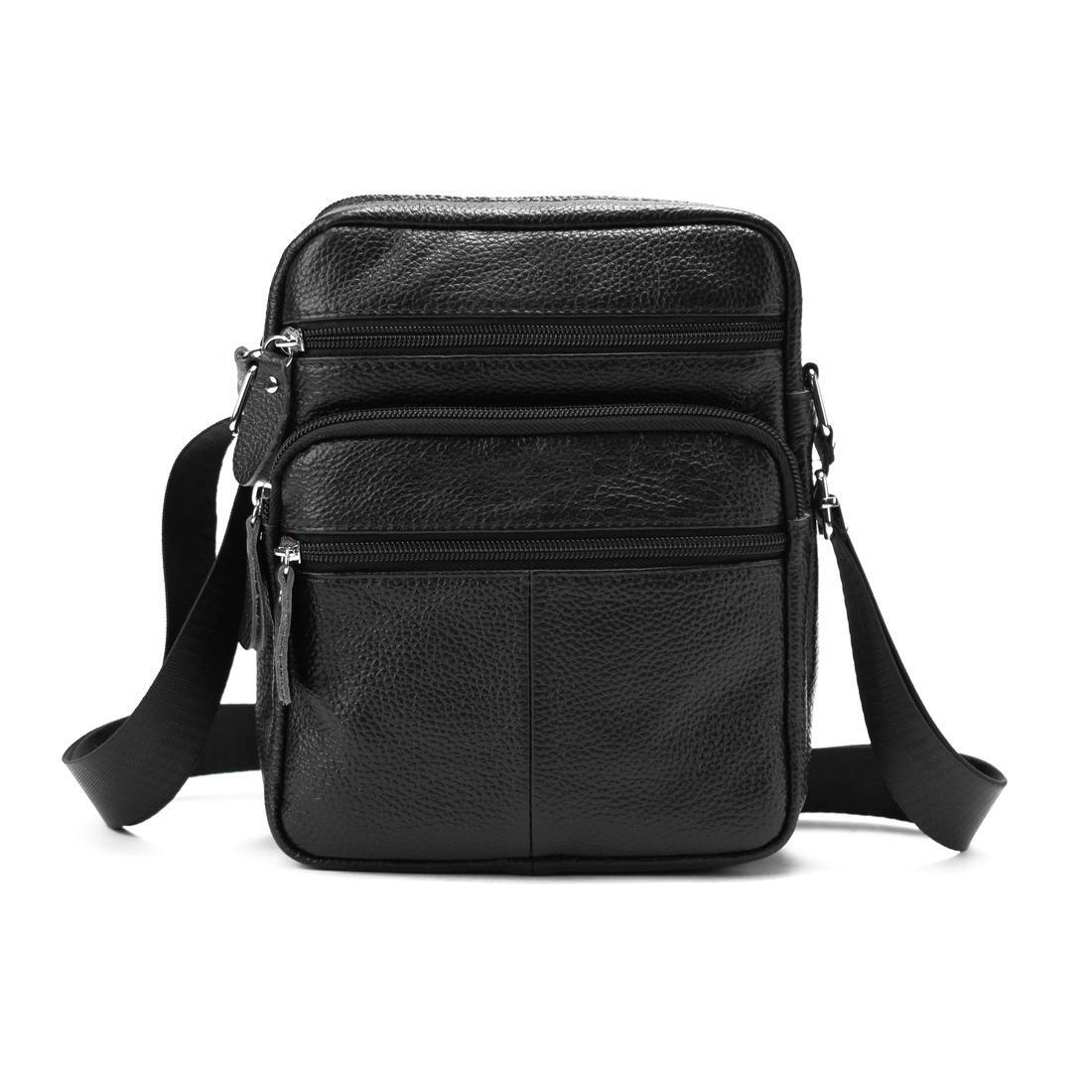 Чоловіча сумка через плече Royal Bag M56-2086A Чорний (7045)