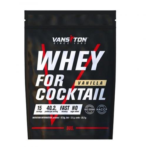 Протеин Vansiton Whey For Coctail 900 г 15 порций Vanilla - фото 1