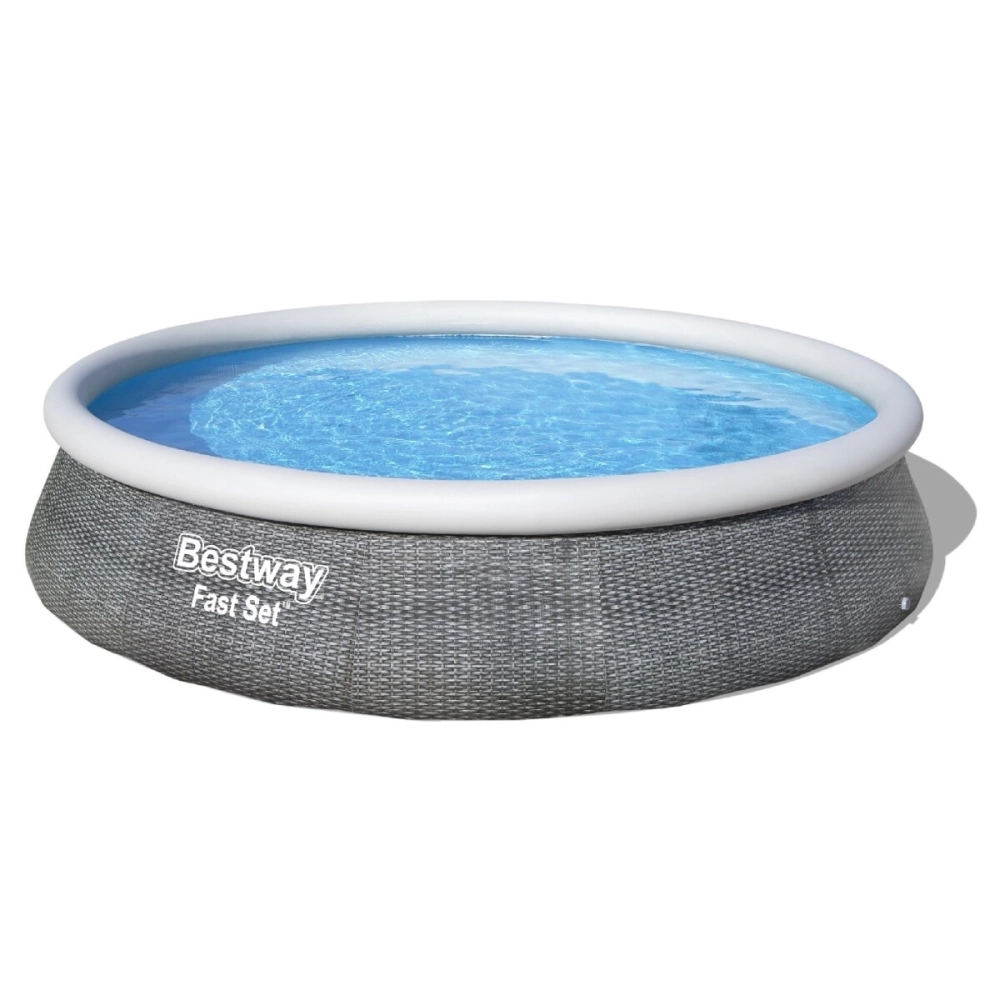 Бассейн Bestway 57372 Fast Set Grey 457x107 см (22536)