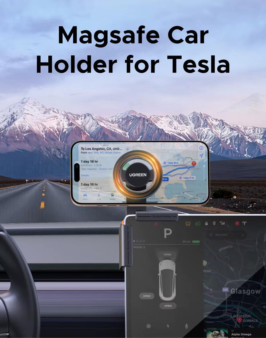 Держатель магнитный для телефона в машину UGREEN LP948 Black (LP948) - фото 2 Держатель магнитный для телефона в машину UGREEN LP948 Black (LP948) - фото 2