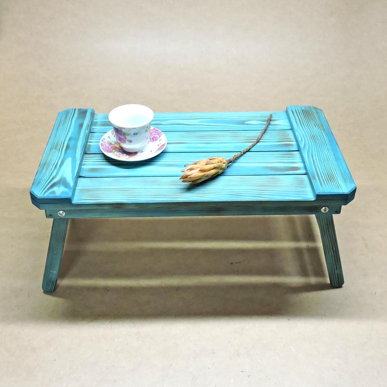 Столик-піднос для сніданку з дерева Огайо Джинс (СТП-000899) - фото 2