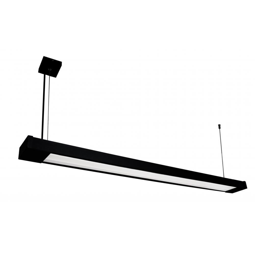 Подвесной светильник MSK Electric Office 125 см под две LED лампы G-13 (SL-120-2T8BK)