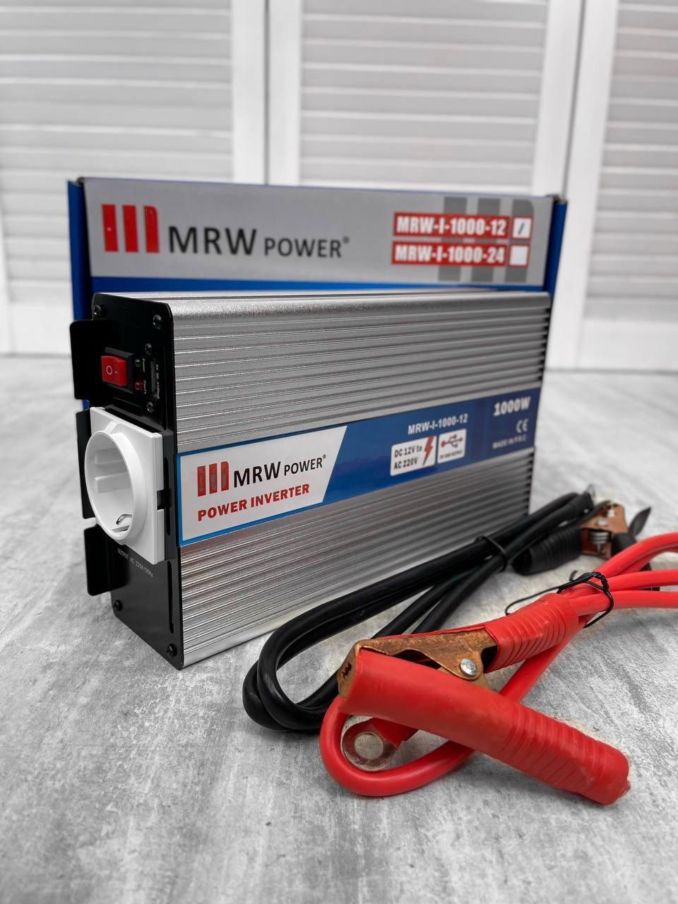 Інвертор MRW power 12-220V 12 В 1000 Вт