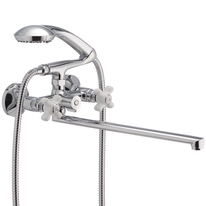 Смеситель для ванны Haiba Odyssey HB0303 двухвентильный Хром (129478) Смеситель для ванны Haiba Odyssey HB0303 двухвентильный Хром (129478)