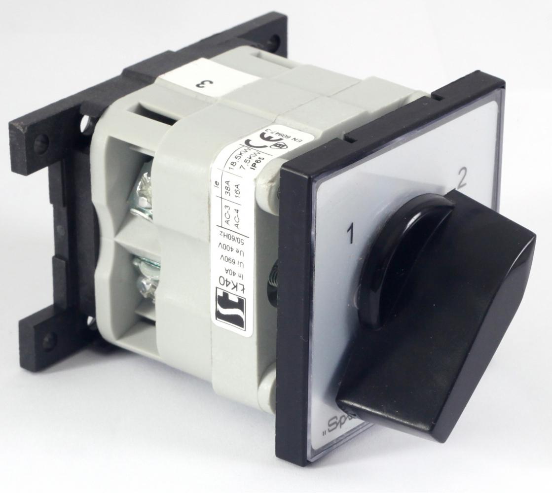 Пакетный переключатель Spamel LK40-1.4218/P03 40A 1-2 2 положения