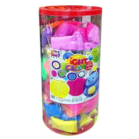 Набор OKTO Воздушный пластилин Moon Light Clay в тубусе (70027)