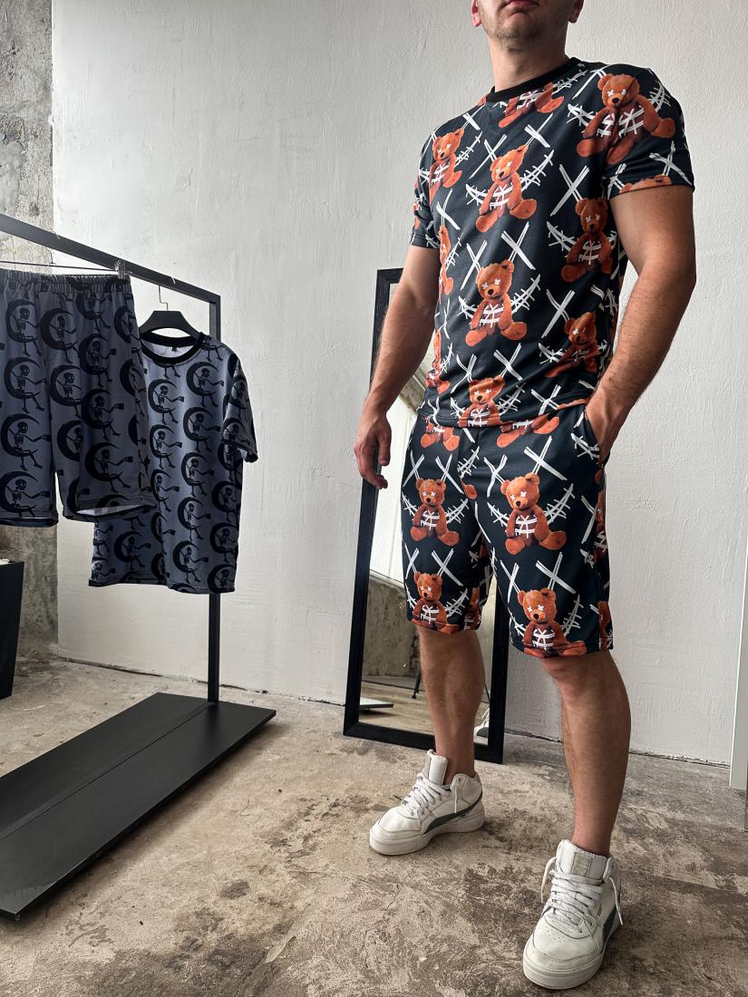 Спортивний костюм чоловічий 42-035 L Сірий Спортивний костюм чоловічий 42-035 L Сірий