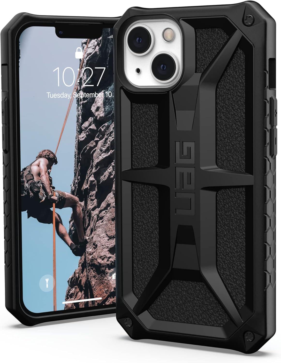 Чехол противоударный UAG Monarch 113171114040 для Iphone 13/14 6,1" Black Leather