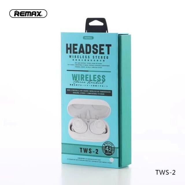 Навушники Bluetooth REMAX Stereo TWS-2S в кейсі, сріблясті - фото 3