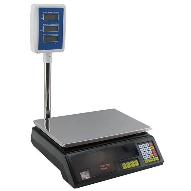 Весы электронные Crownberg СB-5053 50 кг 6V 25x35 см Черный/Серый (2732284649)