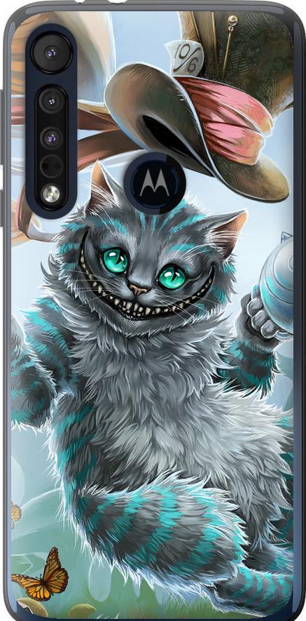 Чехол на Motorola One Macro Чеширский кот 2 (3993u-1812-42517)