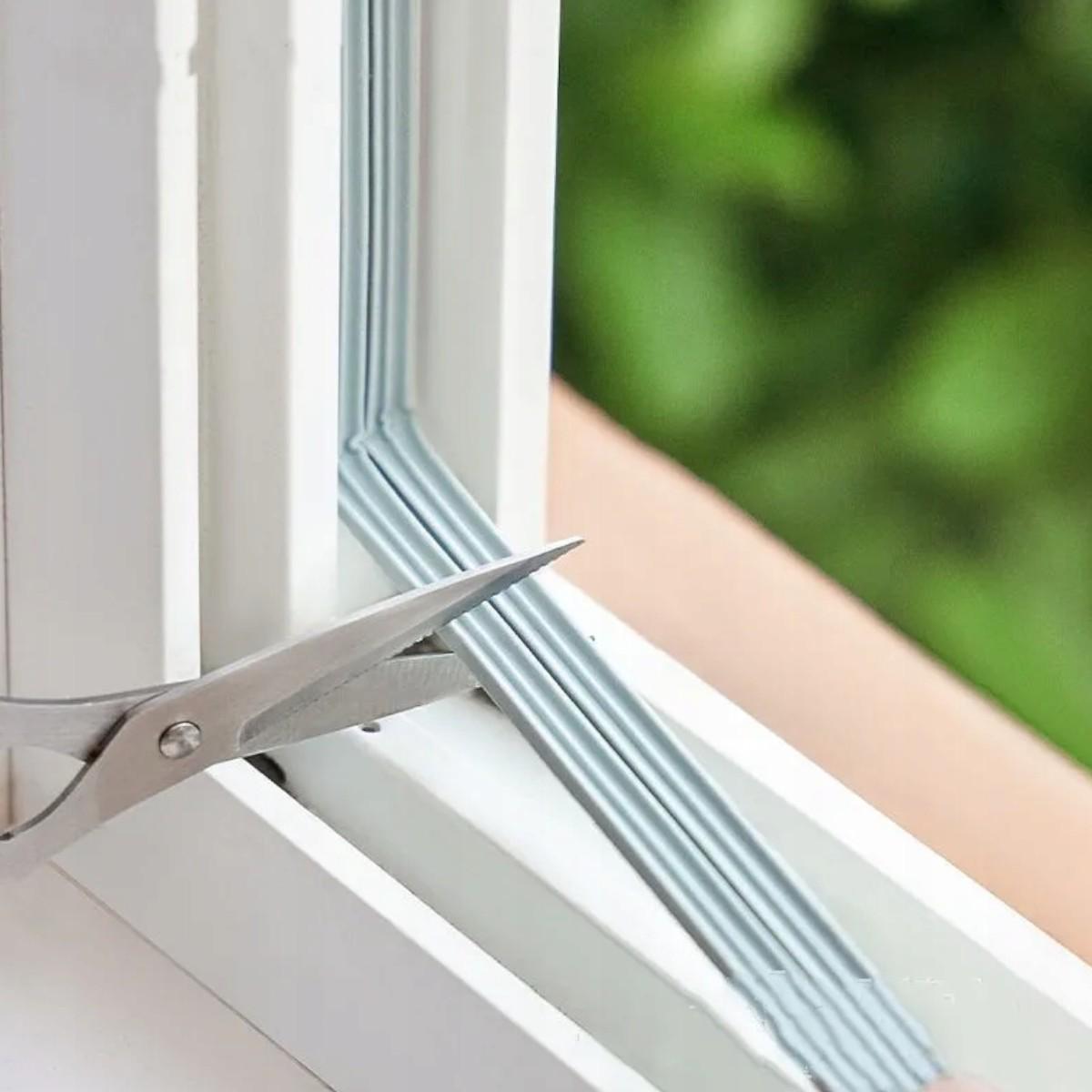 Уплотнитель для окон и дверей Weikan самоклеящийся 9х4х6 м (R35867) - фото 3