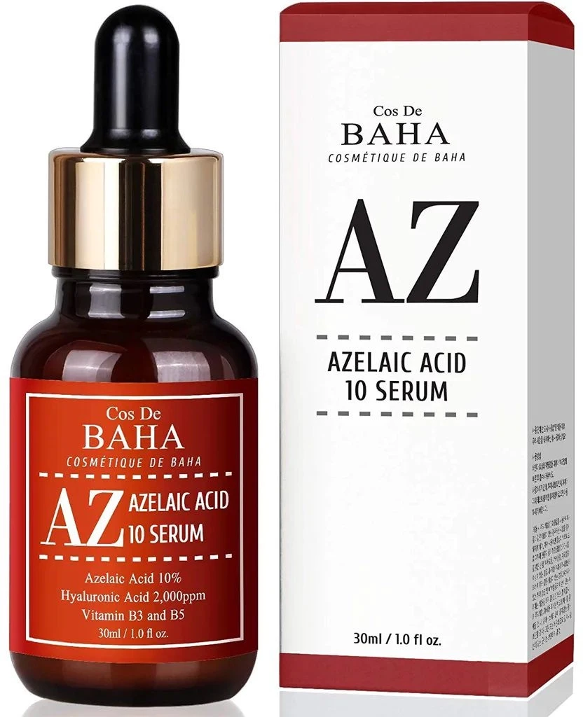 Сироватка для обличчя проти акне та куперозу Cos de BAHA Azelaic Acid 10% з азелаїновою кислотою 30 мл (32123677)