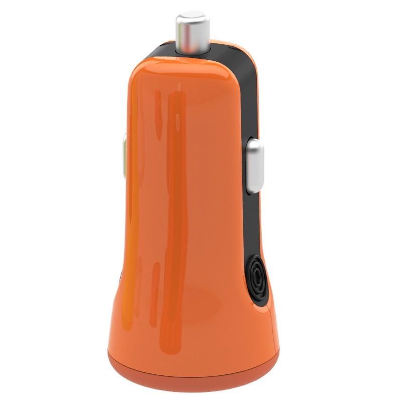 Автомобільний зарядний пристрій BASEUS Tiny 2USB 2,1 A Orange - фото 4