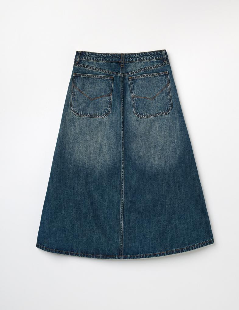 Юбка джинсовая женская Diverse MONALA M Темно-голубой (5905384039439) - фото 7 Юбка джинсовая женская Diverse MONALA M Темно-голубой (5905384039439) - фото 7