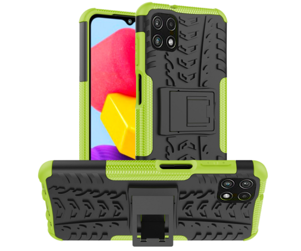 Бронированный чехол Armored Case для Samsung Galaxy A22 5G Зеленый Бронированный чехол Armored Case для Samsung Galaxy A22 5G Зеленый