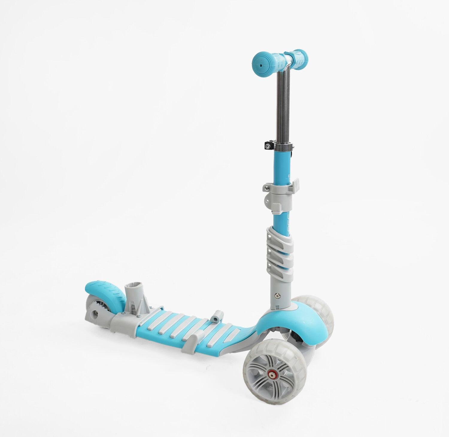 Самокат Best Scooter 5в1 P-92401/1 захисний бампер/PU колеса зі світлом/в коробці (25013587) - фото 4 Самокат Best Scooter 5в1 P-92401/1 захисний бампер/PU колеса зі світлом/в коробці (25013587) - фото 4