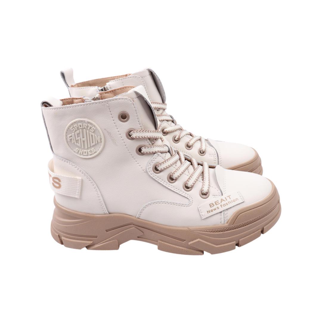 Черевики жіночі Li Fexpert зі шкіри р. 36 Молочний (864-22DHS)