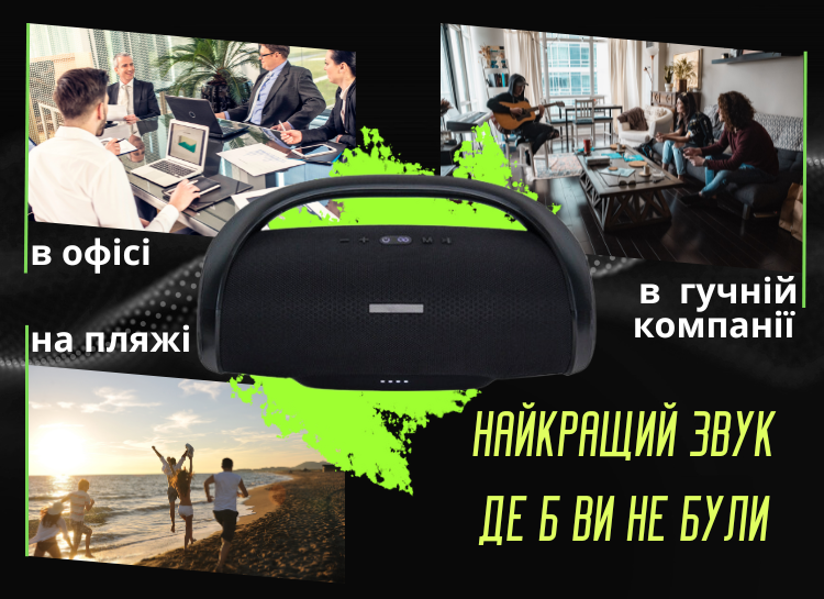 Колонка акустична Galaron Q66 Bluetooth 5.0 TWS MicroSD - фото 7