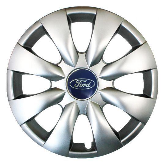 Автомобильные колпаки SKS 316 R15 с логотипом Ford 4 шт. Серебристый