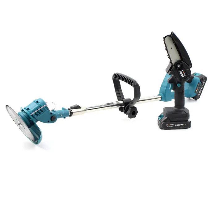 Триммер для травы и кустов KRAFFTEC с цепной пилой (2444737495) - фото 3