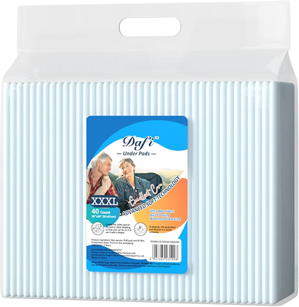 Пелюшки одноразові для ліжок при нетриманні 40 шт.