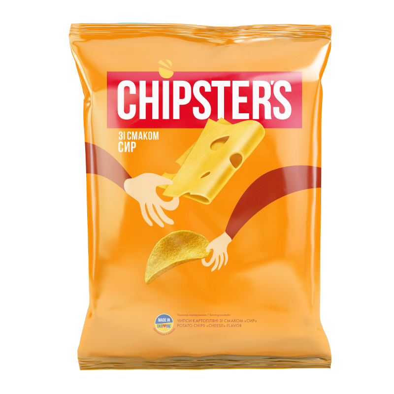 Чипси CHIPSTER'S Сир 130 г (4820182741784)