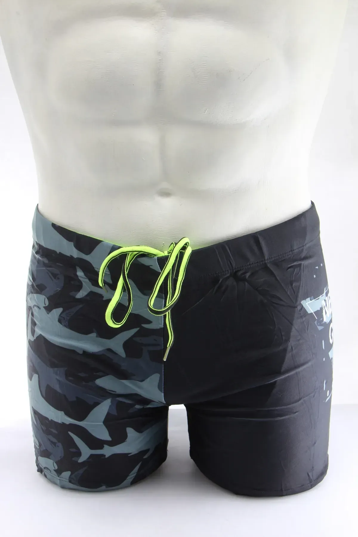 Плавки мужские Z.Five 6603k XL Темно-серый с салатовым