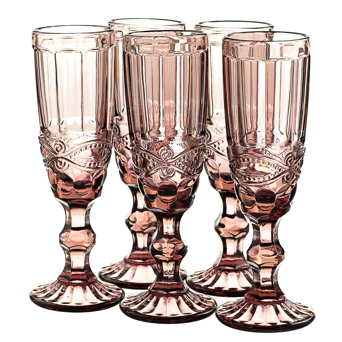 Комплект бокалів для шампанського Elisey Гранат 6 шт. (8428-034) - фото 1 Комплект бокалів для шампанського Elisey Гранат 6 шт. (8428-034) - фото 1