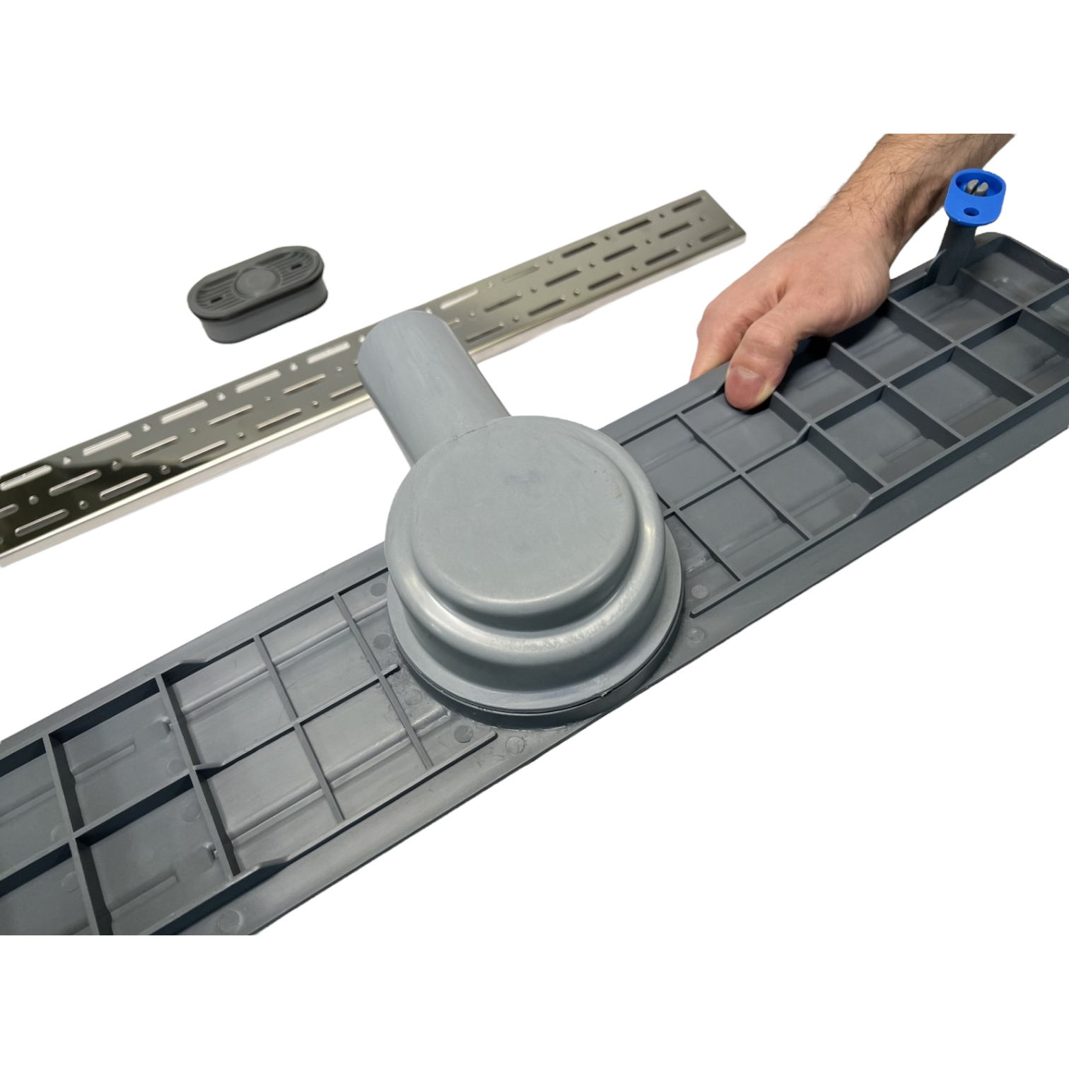 Трап сливной для душа с горизонтальным выходом и сухим затвором 50 см (4024.0Y050K.050.1) - фото 7 Трап сливной для душа с горизонтальным выходом и сухим затвором 50 см (4024.0Y050K.050.1) - фото 7