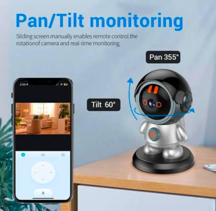 Камера видеонаблюдения беспроводная IP Wi-Fi Робот (486538ad) - фото 6 Камера видеонаблюдения беспроводная IP Wi-Fi Робот (486538ad) - фото 6