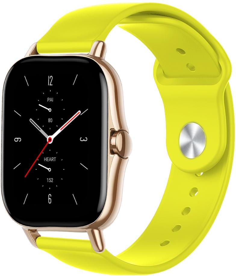 Ремешок Base для Amazfit GTS 2 20 мм Yellow (21613) - фото 1